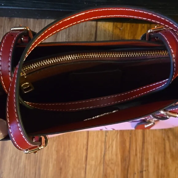 Coach Cherry Print Pink Crossbody Handbag - Picture 3 of 3